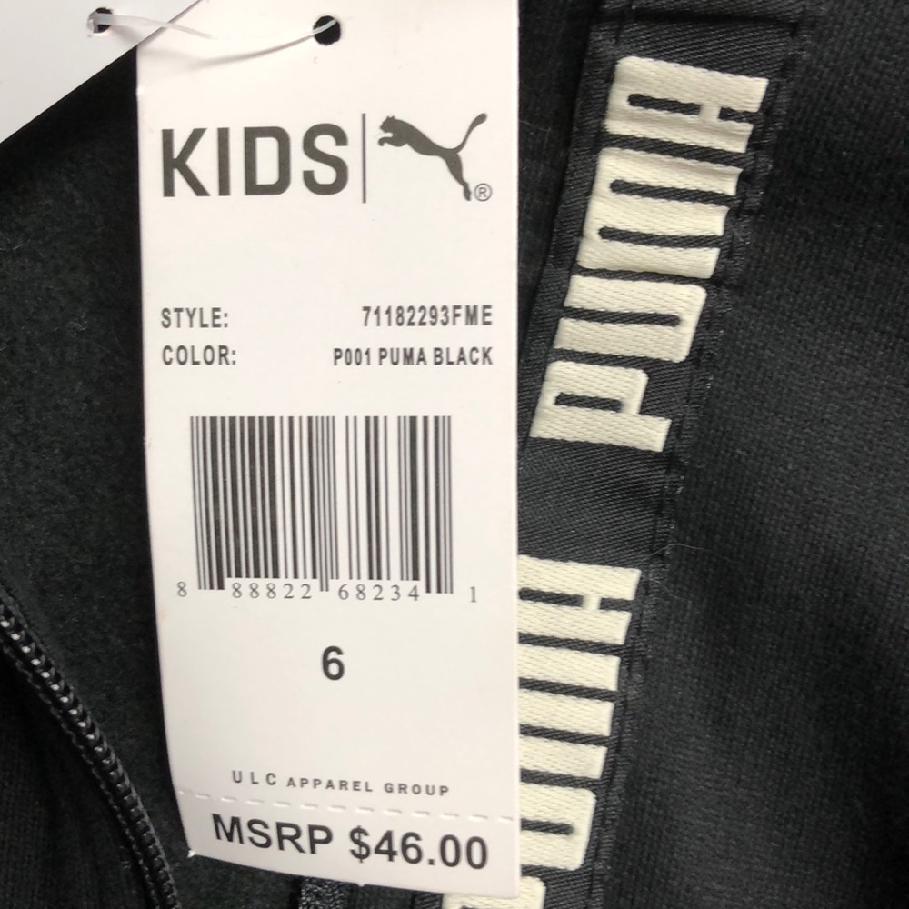 Puma Boys Jacket...Sz. 6 - Picture 7 of 7